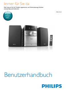 Bedienungsanleitung Philips MC151 Stereoanlage