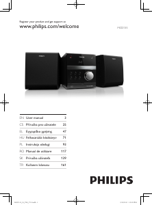 Návod Philips MCD135 Stereo súprava