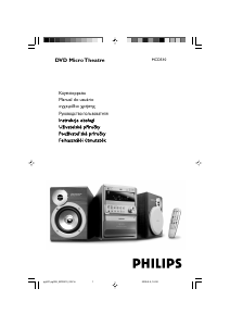 Manuál Philips MCD510 Stereo souprava