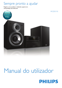 Manual Philips MCD5110 Aparelho de som