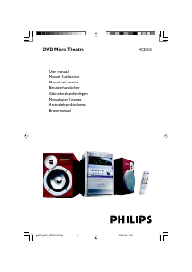 Manual de uso Philips MCD515 Set de estéreo