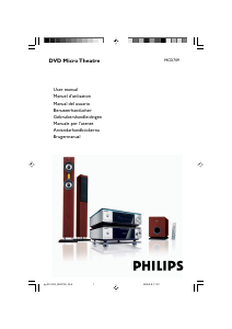Bedienungsanleitung Philips MCD709 Stereoanlage