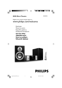 Návod Philips MCD710 Stereo súprava