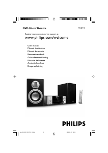 Manual de uso Philips MCD710 Set de estéreo