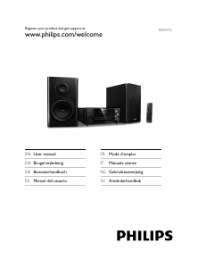 Bedienungsanleitung Philips MCD712 Stereoanlage