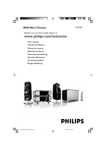 Bruksanvisning Philips MCD728 Stereoanläggning