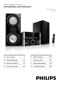 Manual Philips MCD802 Stereo-set