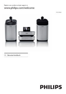 Bedienungsanleitung Philips MCD900 Stereoanlage