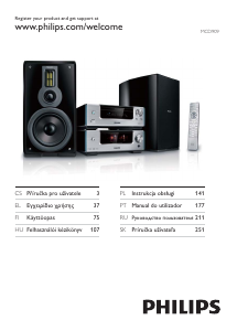 Manuál Philips MCD909 Stereo souprava