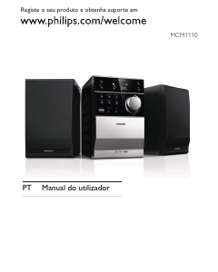 Manual Philips MCM1110 Aparelho de som