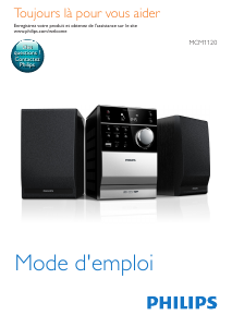 Mode d’emploi Philips MCM1120 Stéréo