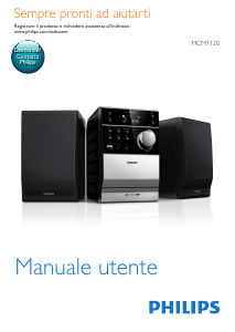 Manuale Philips MCM1120 Stereo set