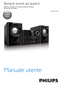 Manuale Philips MCM1150 Stereo set