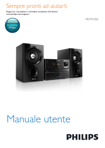 Manuale Philips MCM1350 Stereo set