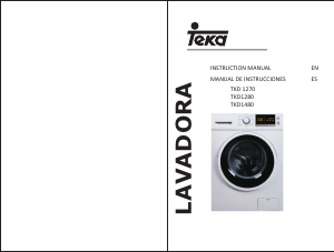 Manual de uso Teka TKD 1480 Lavadora