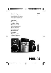 Bedienungsanleitung Philips MCM149 Stereoanlage
