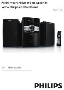 Manual Philips MCM169 Stereo-set