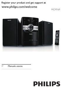 Manuale Philips MCM169 Stereo set