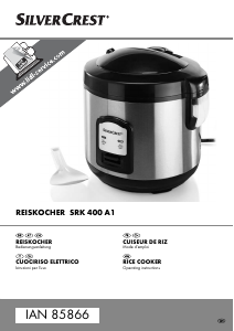 Manual SilverCrest IAN 85866 Cozedor de arroz