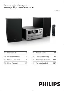 Handleiding Philips MCM2000 Stereoset