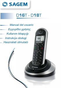 Εγχειρίδιο Sagem D16T Ασύρματο τηλέφωνο