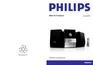 Kasutusjuhend Philips MCM204 Stereokomplekt