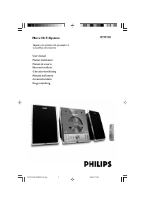 Manual de uso Philips MCM238 Set de estéreo