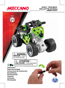 Manuale Meccano set 15101 Junior Easy toolbox