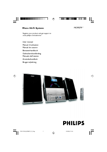 Manual de uso Philips MCM279 Set de estéreo