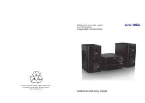 Vadovas Philips MCM3000 Stereofoninis rinkinys