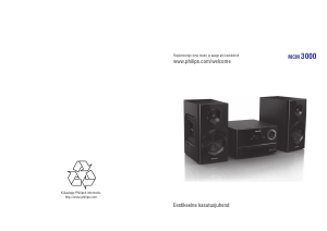 Kasutusjuhend Philips MCM3000 Stereokomplekt