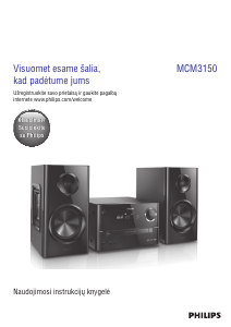 Vadovas Philips MCM3150 Stereofoninis rinkinys