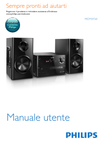 Manuale Philips MCM3150 Stereo set