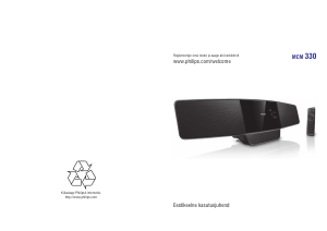Kasutusjuhend Philips MCM330 Stereokomplekt