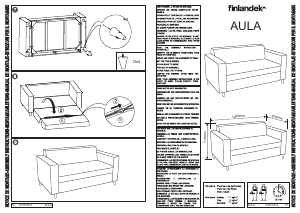 Brugsanvisning Finlandek AULA Sofa