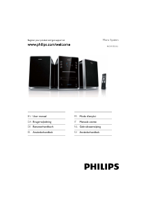 Bruksanvisning Philips MCM355 Stereoanläggning