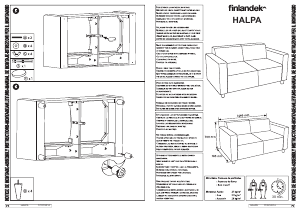 Instrukcja Finlandek HALPA Sofa