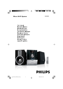 Bedienungsanleitung Philips MCM393 Stereoanlage