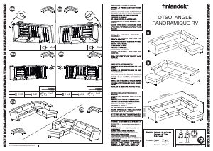 Instrukcja Finlandek OTSO ANGLE PANORAMIQUE RV Sofa