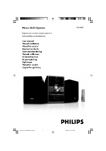 Manual de uso Philips MCM395 Set de estéreo