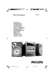 Manual de uso Philips MCM530 Set de estéreo