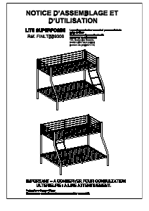Mode d’emploi Finlandek FINLTBB9306 Structure lits superposés