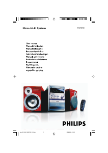 Käyttöohje Philips MCM720 Stereosetti