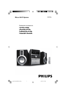 Návod Philips MCM726 Stereo súprava