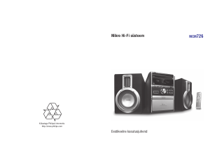 Kasutusjuhend Philips MCM726 Stereokomplekt
