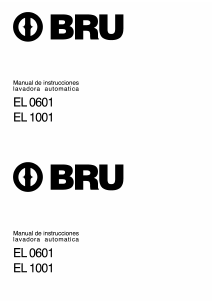 Manual de uso BRU EL 0601 Lavadora