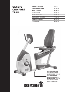 Manual Bremshey Cardio Comfort Trail Exercise Bike