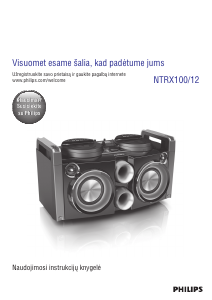 Vadovas Philips NTRX100 Stereofoninis rinkinys