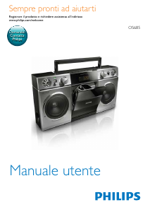 Manuale Philips OS685 Stereo set
