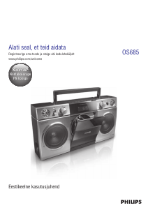 Kasutusjuhend Philips OS685 Stereokomplekt